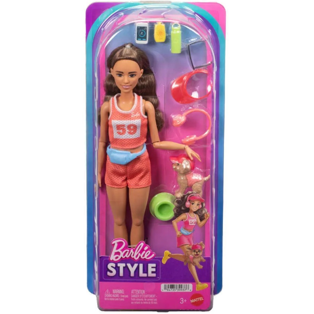 Barbie Corredora do Bem Estar Com Pet