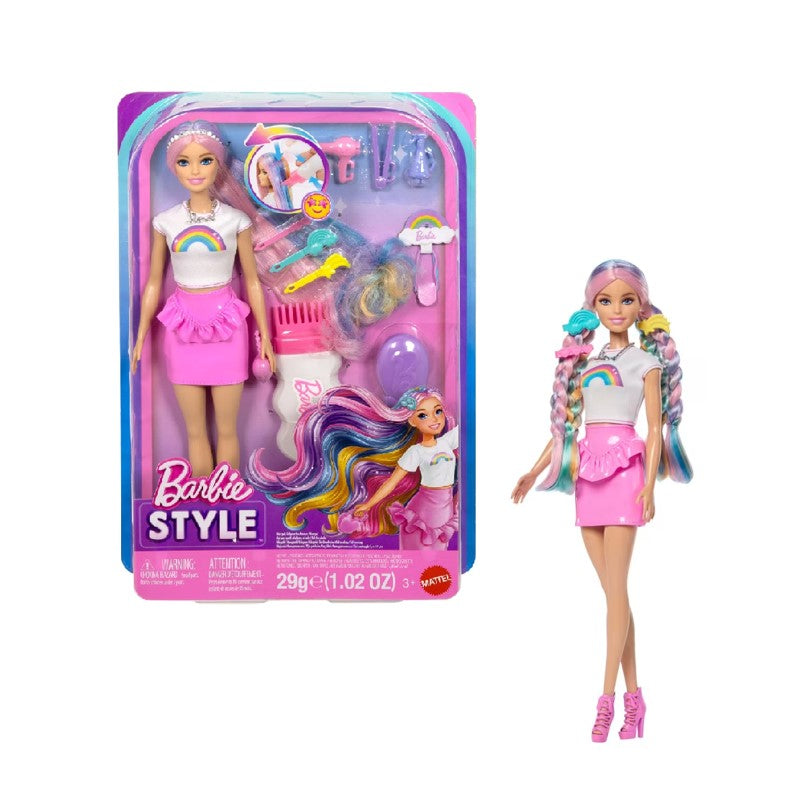 Boneca Barbie Fashionista Pinte e Decore o Cabelo - Mattel