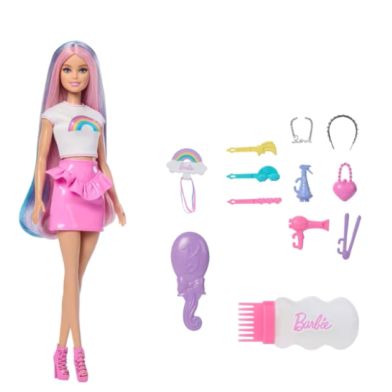Boneca Barbie Fashionista Pinte e Decore o Cabelo - Mattel