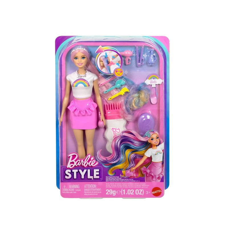 Boneca Barbie Fashionista Pinte e Decore o Cabelo - Mattel