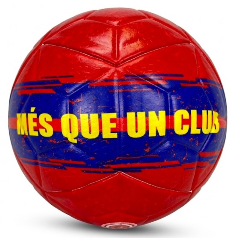 Bola de Futebol Barcelona Vermelho - Futebol e Magia