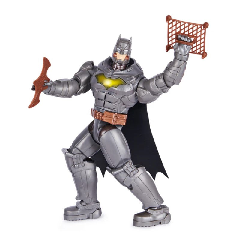 Boneco Batman Cinza 30cm com Luz e Som - Sunny
