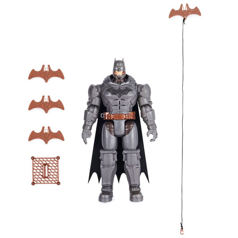 Boneco Batman Cinza 30cm com Luz e Som - Sunny
