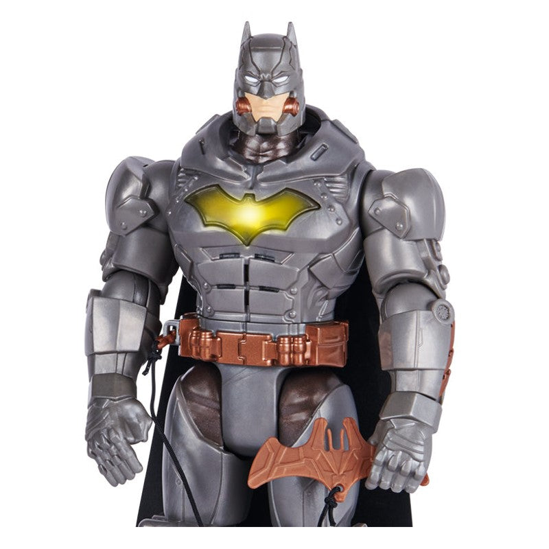 Boneco Batman Cinza 30cm com Luz e Som - Sunny