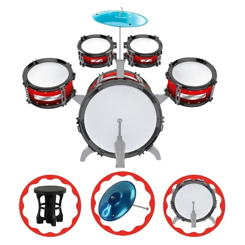 Bateria Musical Infantil Jazz Drum - Brink Center