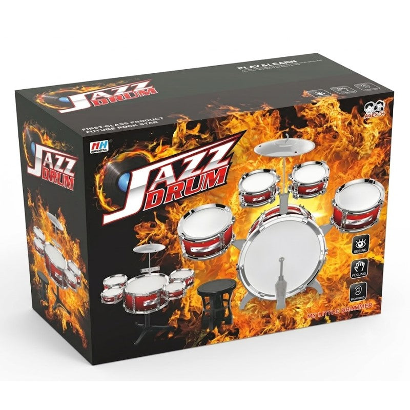 Bateria Musical Infantil Jazz Drum - Brink Center