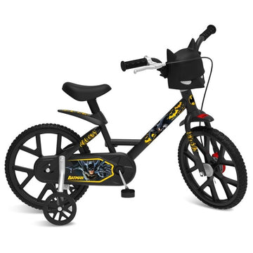 Bicicleta Aro 14 Batman Preta - Bandeirante