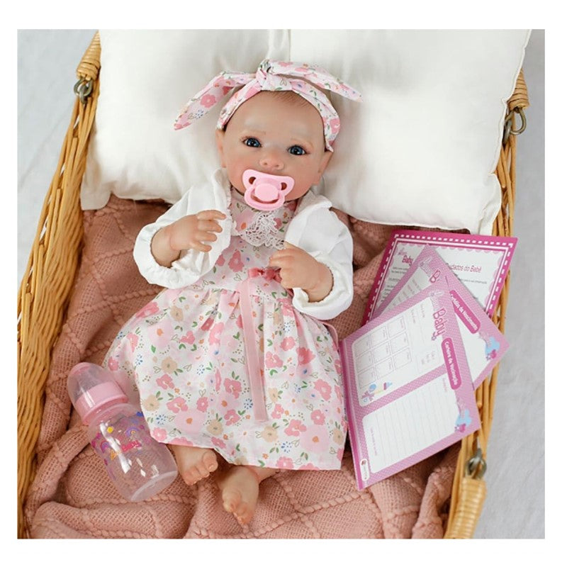 Boneca Bebê Reborn Laura Baby Bella - Shiny Toys