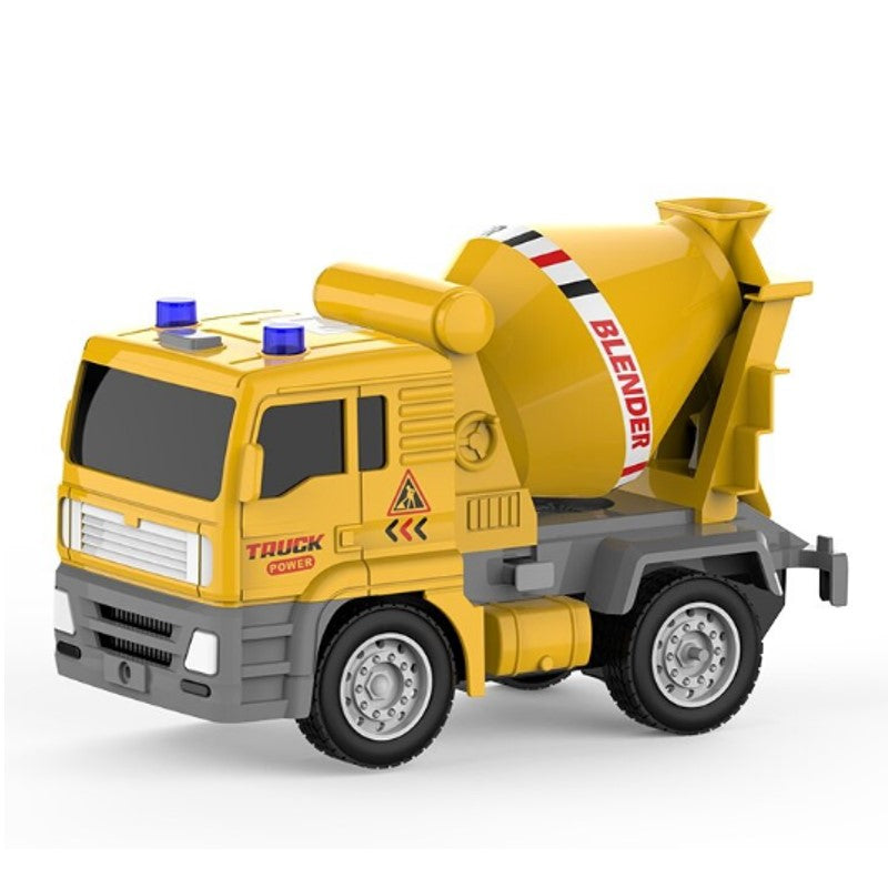 Caminhão Construtor Betoneira com luz e som - SHINY TOYS