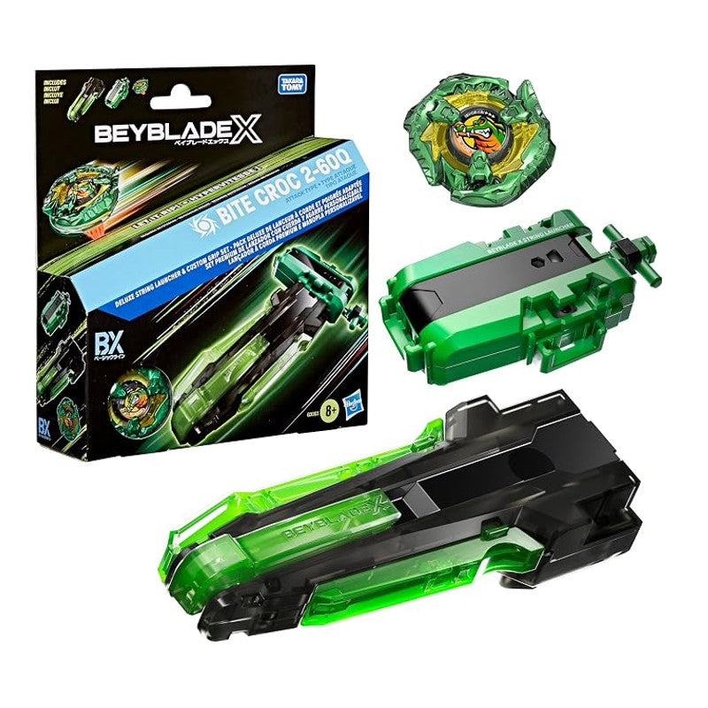 Beyblade X Lançador Deluxe de Corda com Empunhadura Customizável - Hasbro