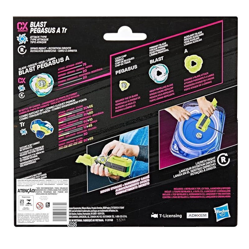 Beyblade X Lançador Clip N Rip - Hasbro