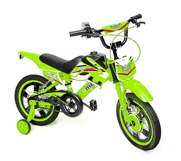 Bicicleta Infantil Aro 16 Cross Verde - Unitoys