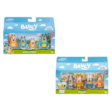 Kit com 4 Bonecos Bluey com Família - Candide