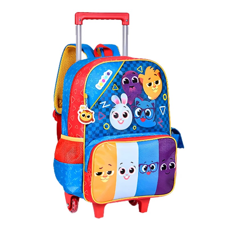 Mochila Rodinhas Bolofofos Escolar Infantil - Clio