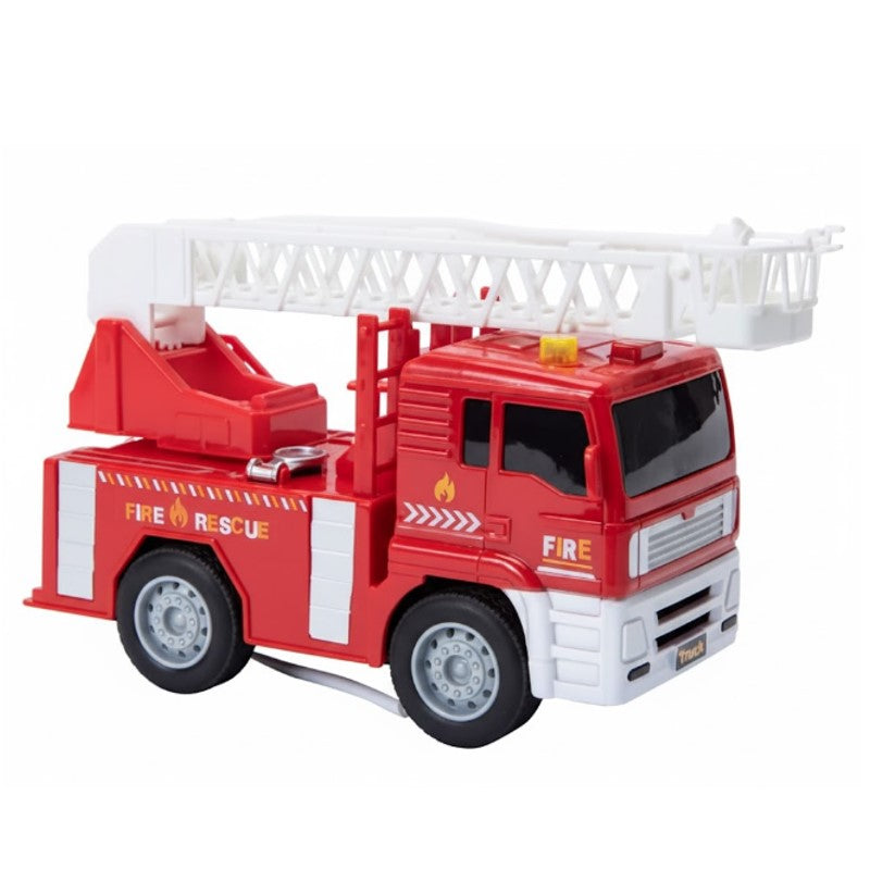 Carrinho de Bombeiro com Fricção, Luz e Som - Shine Toys