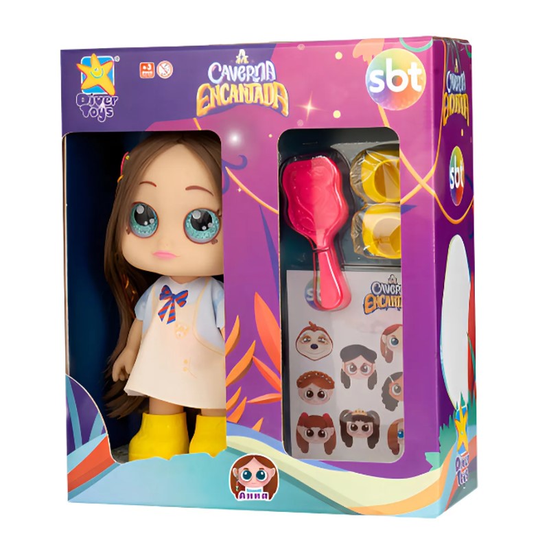 Boneca Anna A Caverna Encantada - DIVERTOYS