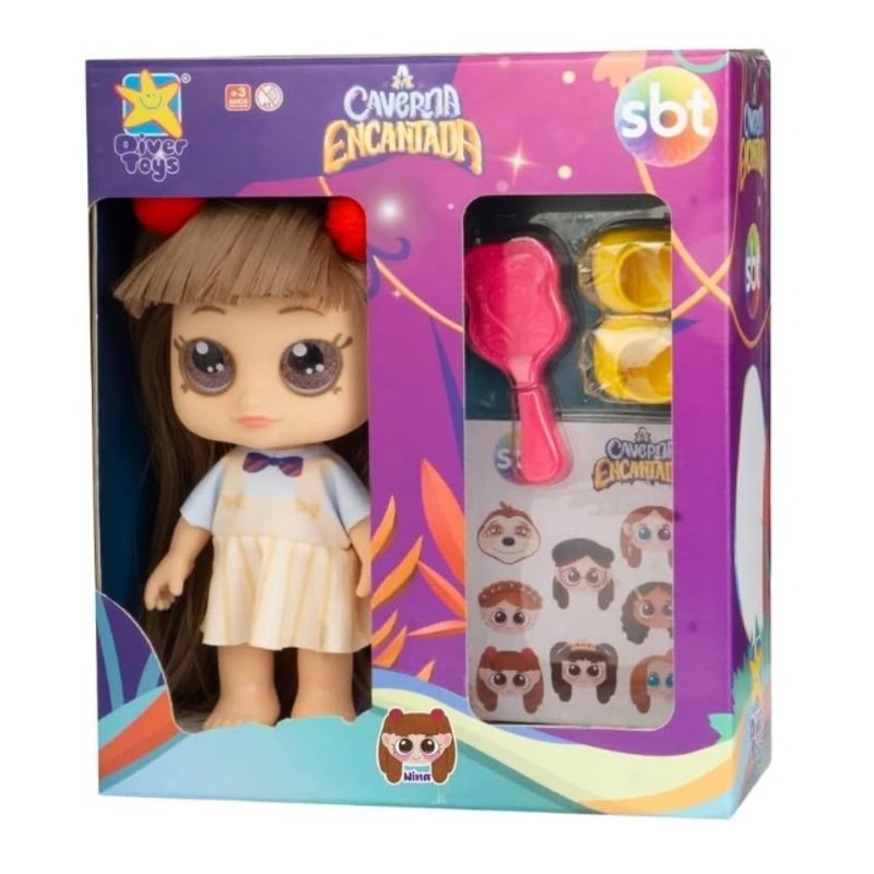 Boneca Nina A Caverna Encantada - DiverToys