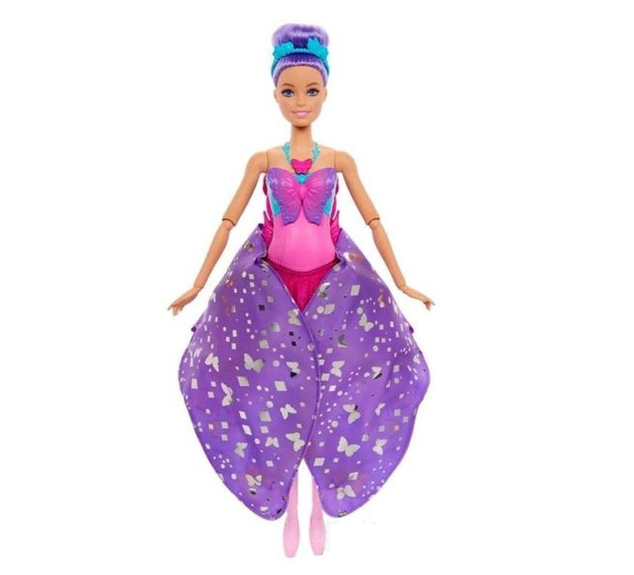 Boneca Barbie Fantasy Bailarina Borboleta 2 Em 1 - Mattel