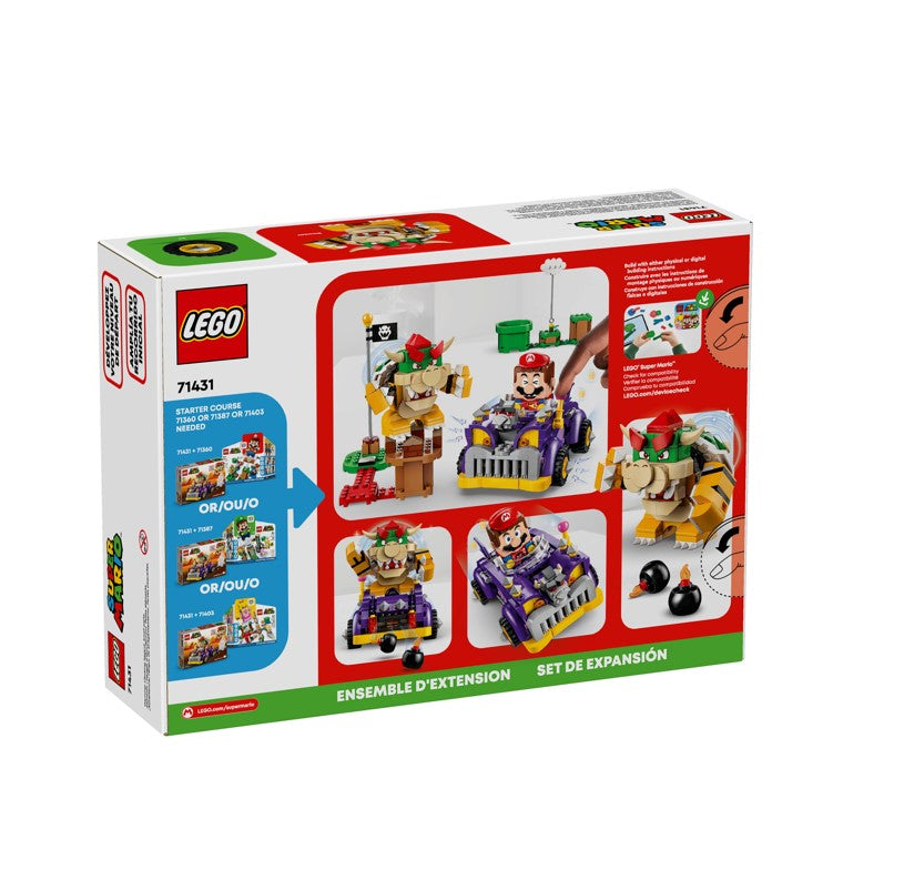 Lego Super Mario Expansão Muscle Car Bowser - 71431