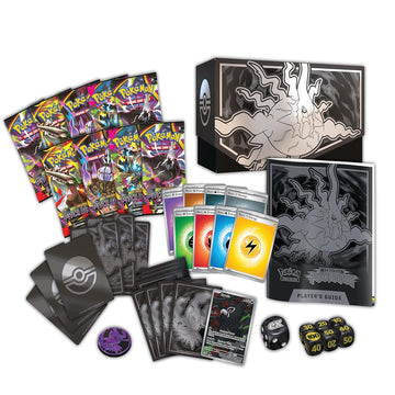 Pokémon TCG: Mega Evolution Pitch Black Elite Trainer Box Inglês - Galápagos Jogos