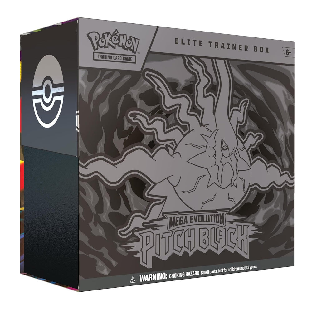 Pokémon TCG: Mega Evolution Pitch Black Elite Trainer Box Inglês - Galápagos Jogos