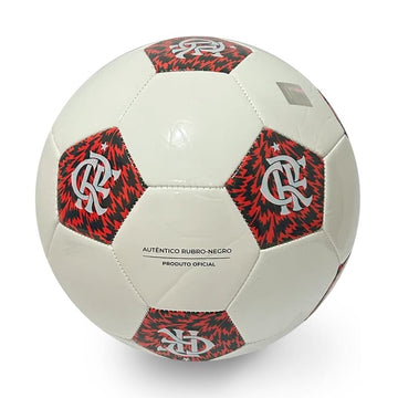 Bola Oficial Branca Flamengo Futebol de Campo - Sports Bel