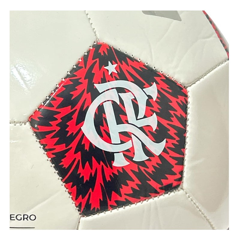 Bola Oficial Branca Flamengo Futebol de Campo - Sports Bel