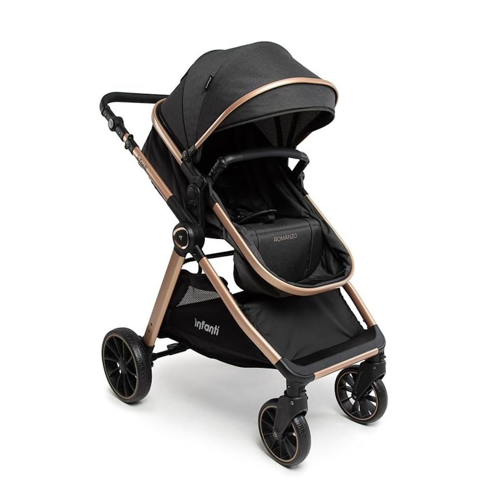 Kit Carrinho Romanzo Bronze e Tapete Princesas - Brink Center