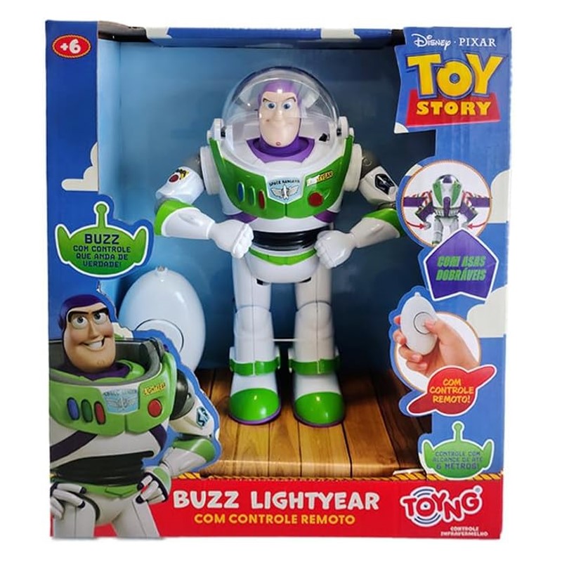 Buzz Lightyear com Controle Remoto - Toyng