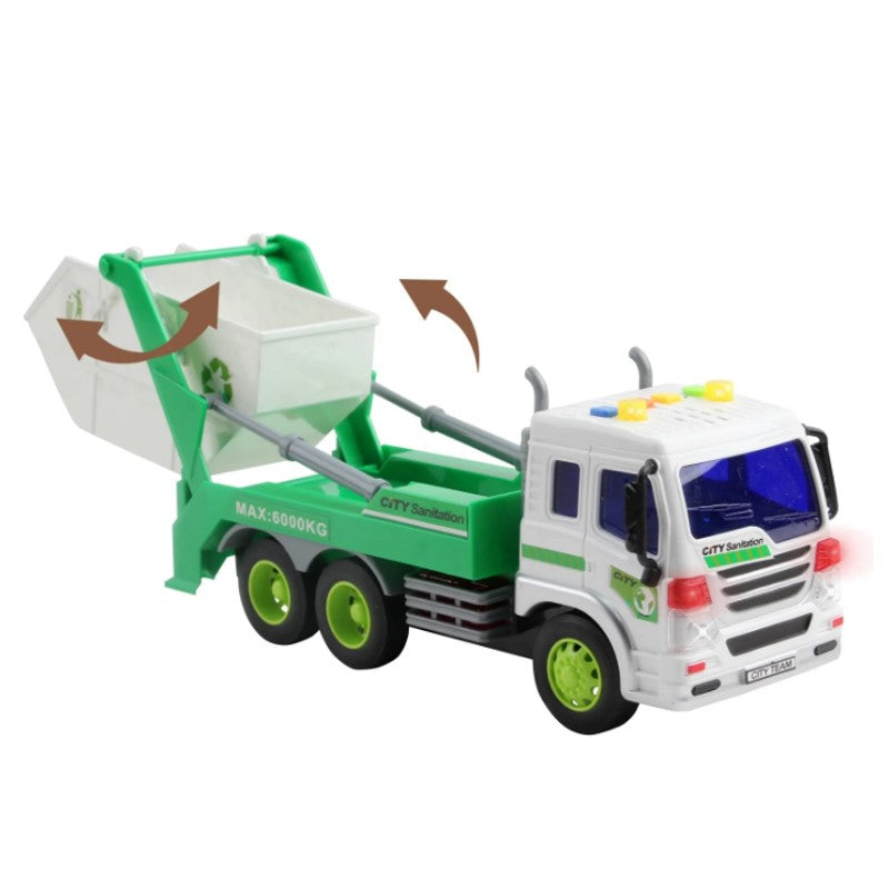 Caminhão de Reciclagem Caçamba c/ Luz e Som 1:16 - Brink Center