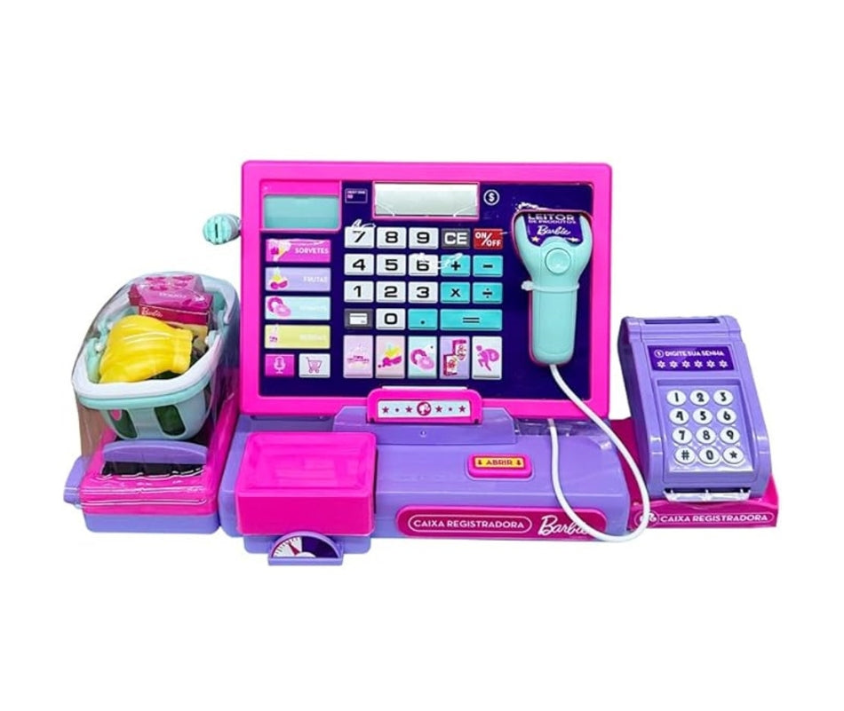 Caixa Registradora de Brinquedo Unique da Barbie - Fun