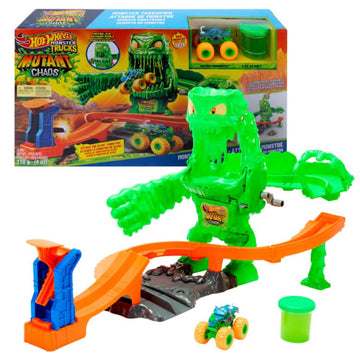 Hot Wheels Monster Trucks Pista Mutant Caos - Mattel