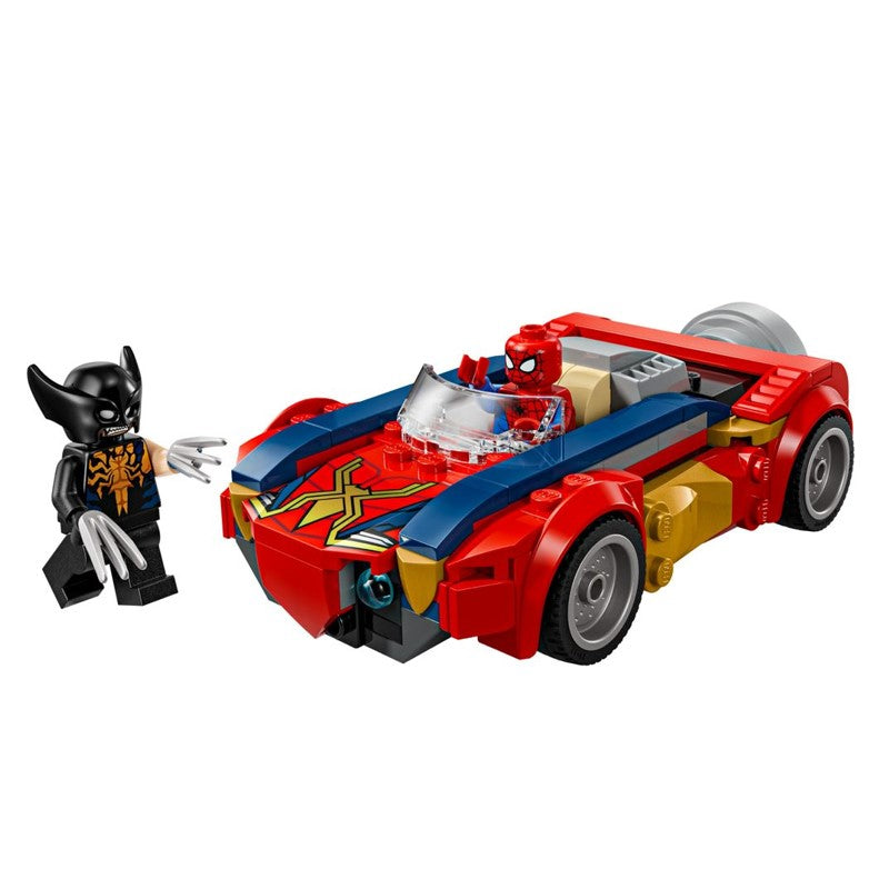 Lego Marvel Carro do Homem-Aranha vs Wolverine Venomizado - 76336