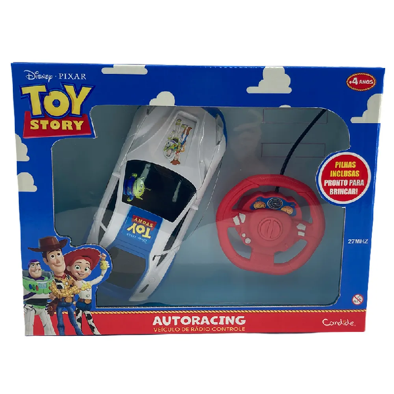 Carrinho de Controle Remoto Toy Story 3 Funções - Candide
