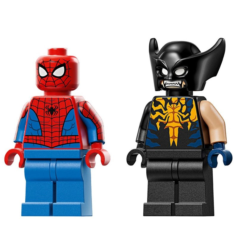 Lego Marvel Carro do Homem-Aranha vs Wolverine Venomizado - 76336