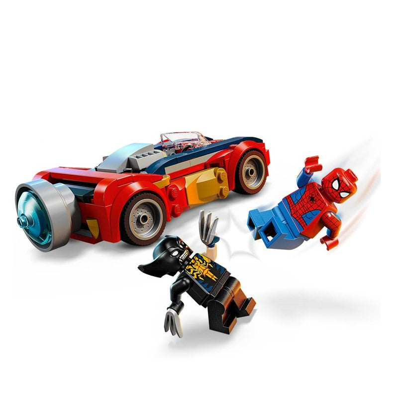 Lego Marvel Carro do Homem-Aranha vs Wolverine Venomizado - 76336