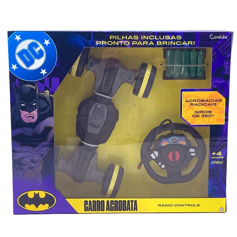 Carrinho de Controle Remoto Acrobata Batman - Candide
