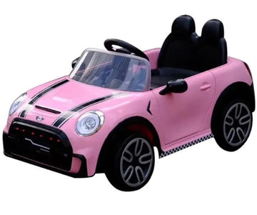 Carro Elétrico Esportivo Rosa Com Controle Remoto 12V