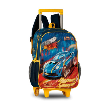 Mochila Infantil De Rodinhas Carros - Clio