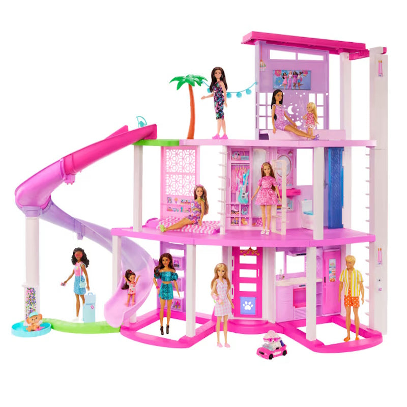 Barbie Conjunto de Brinquedo Casa Com Escorregador - Mattel