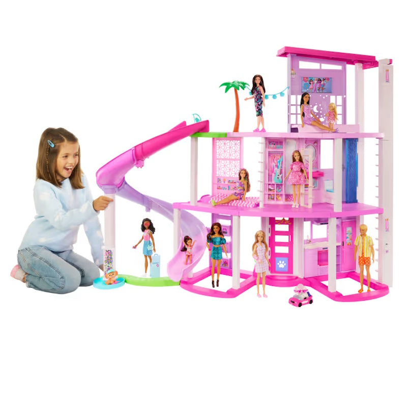 Barbie Conjunto de Brinquedo Casa Com Escorregador - Mattel