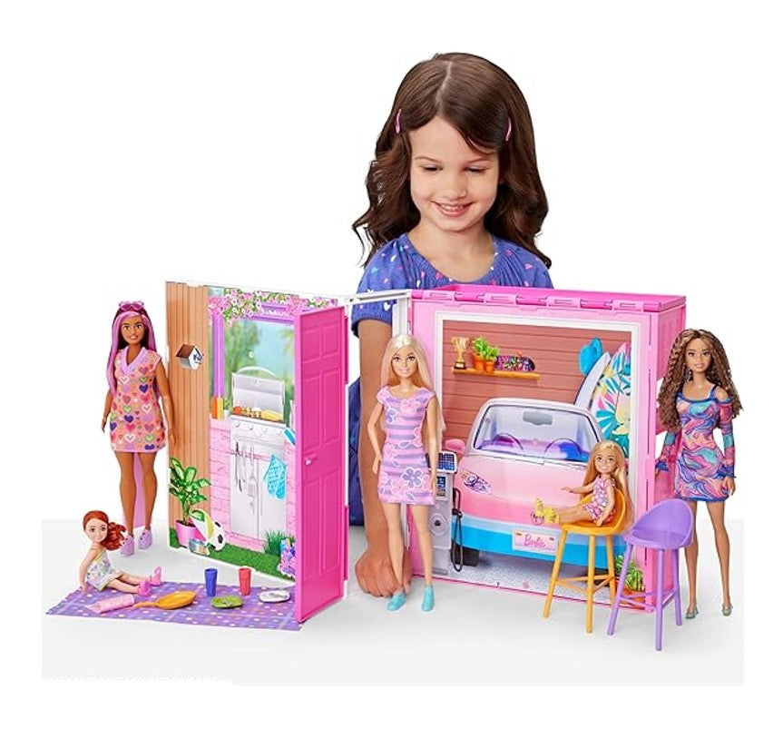 Barbie Casa De Bonecas Glam Com Boneca - Mattel