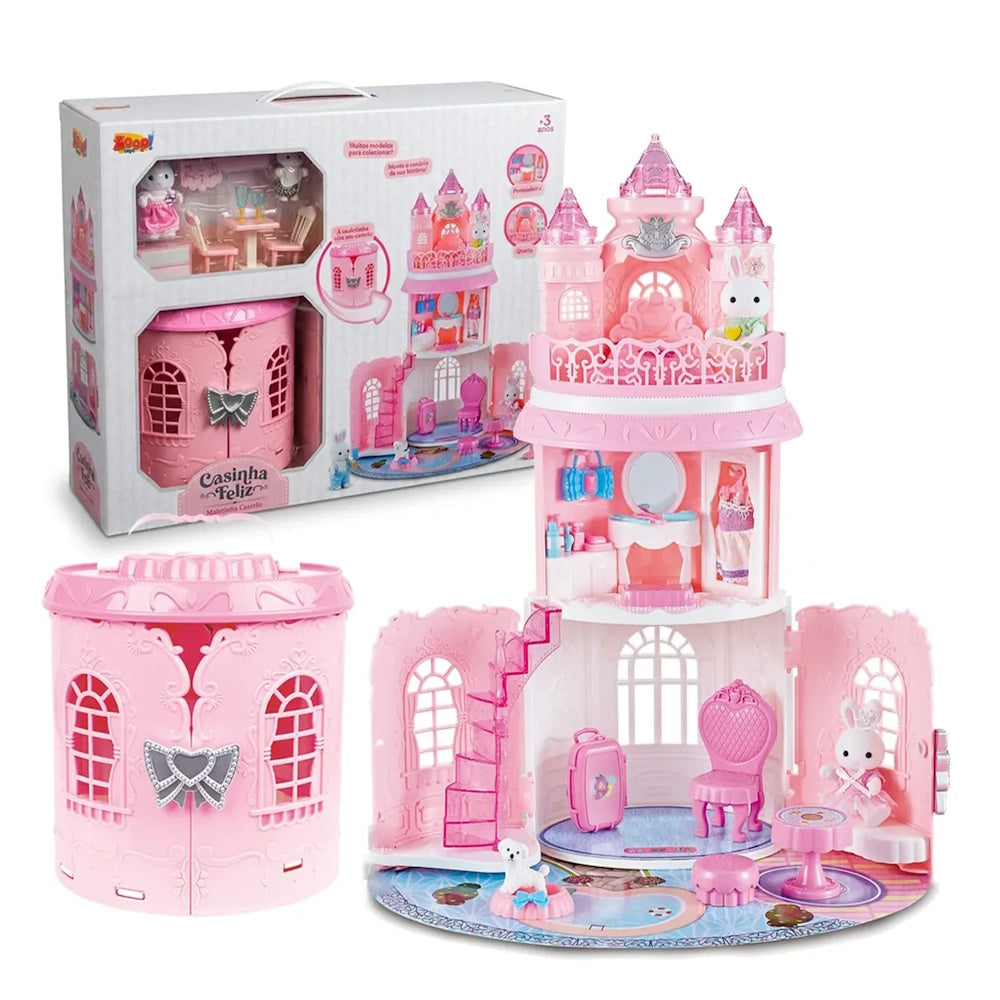 Casinha Feliz Maletinha Castelo - Zoop Toys