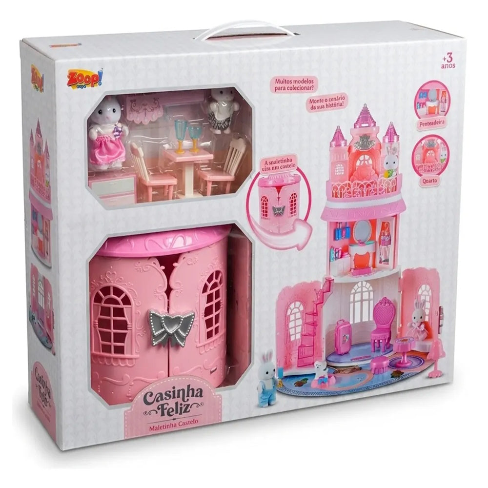 Casinha Feliz Maletinha Castelo - Zoop Toys