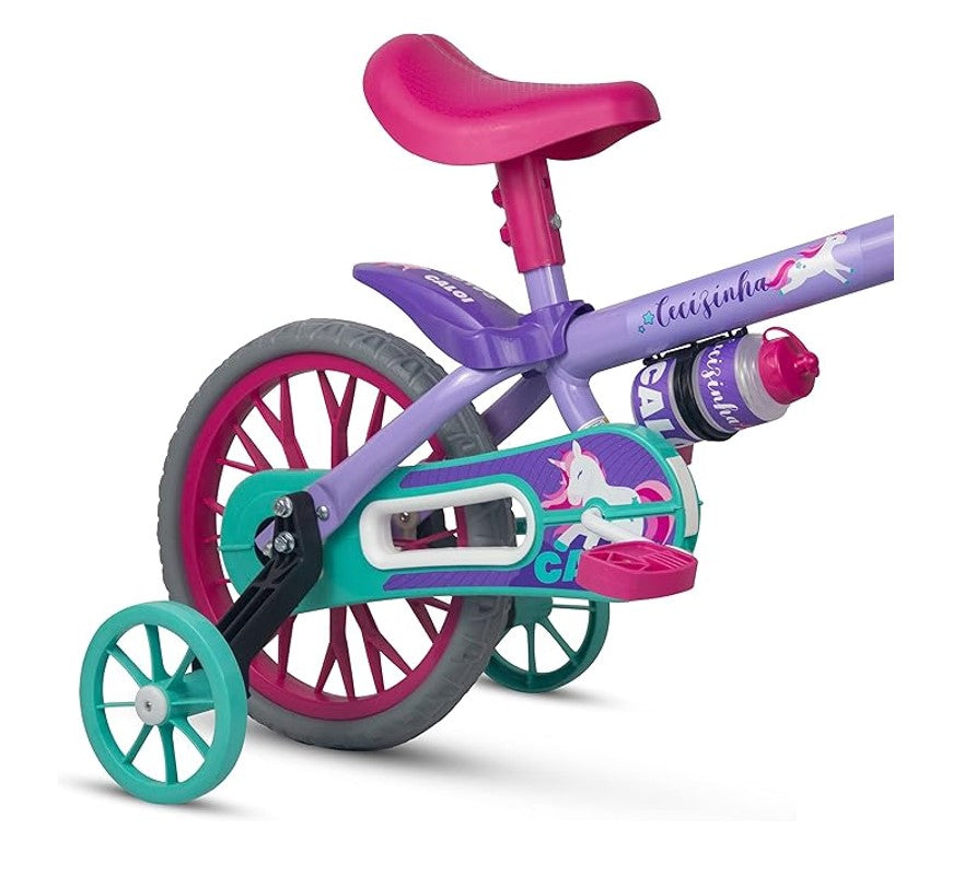 Bicicleta Infantil Com Rodinhas Aro 12 Cecizinha - Nathor