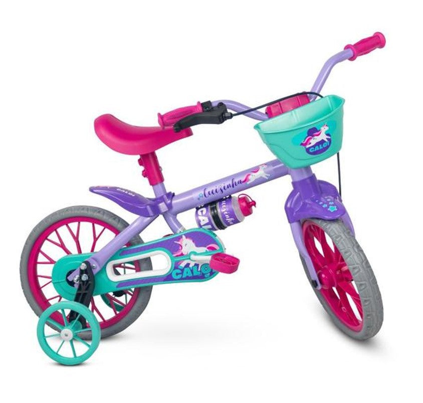 Bicicleta Infantil Com Rodinhas Aro 12 Cecizinha - Nathor