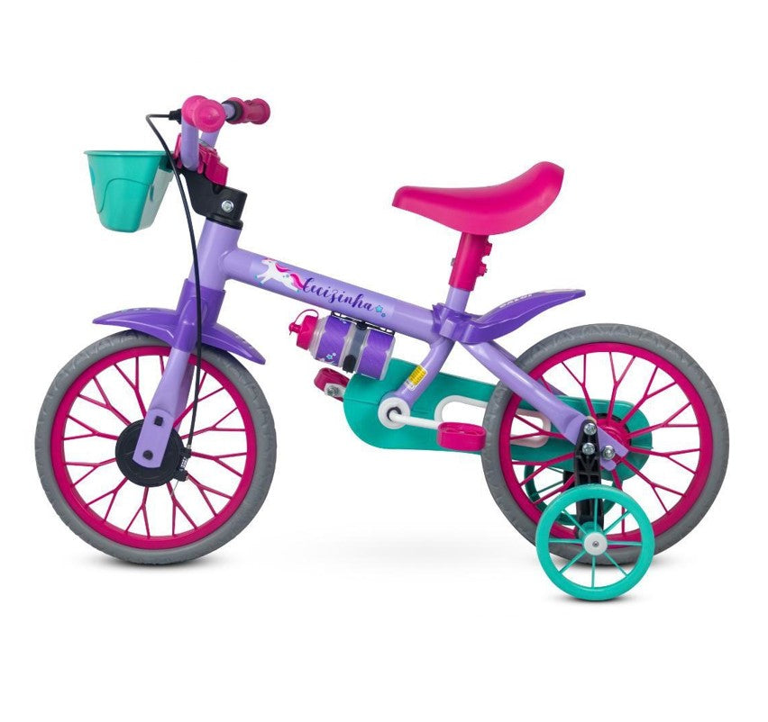 Bicicleta Infantil Com Rodinhas Aro 12 Cecizinha - Nathor