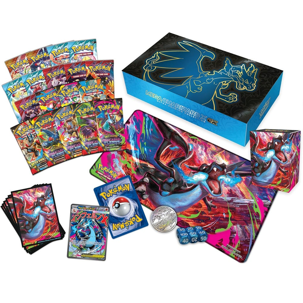 Pokemon TCG Mega Charizard X EX Ultra Premium (Inglês)