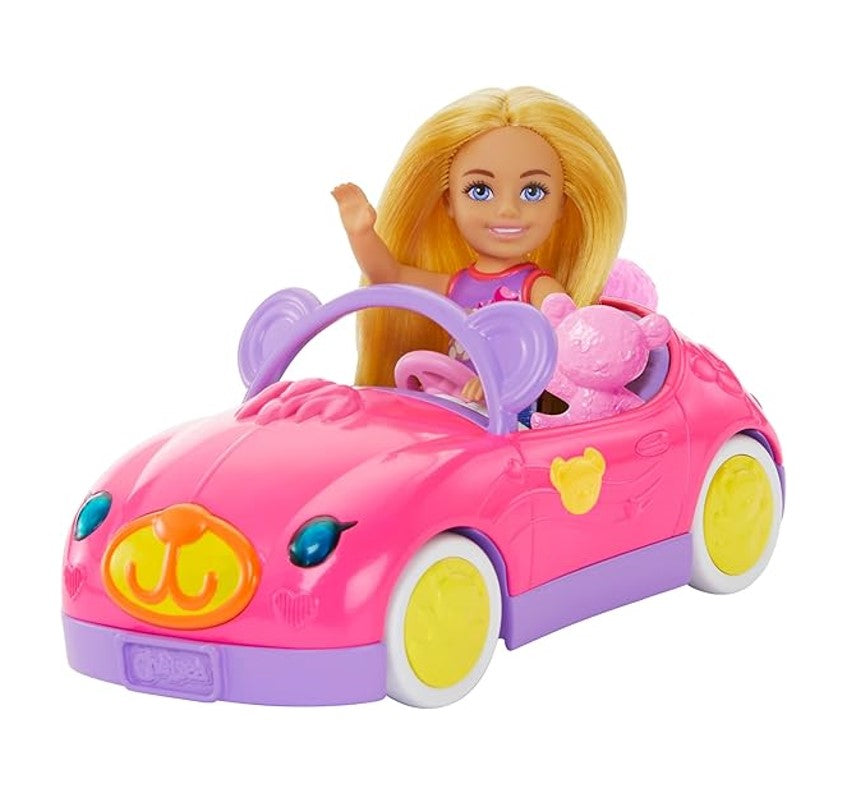 Barbie Boneca Chelsea E Carro Do Urso HXN05 - Mattel