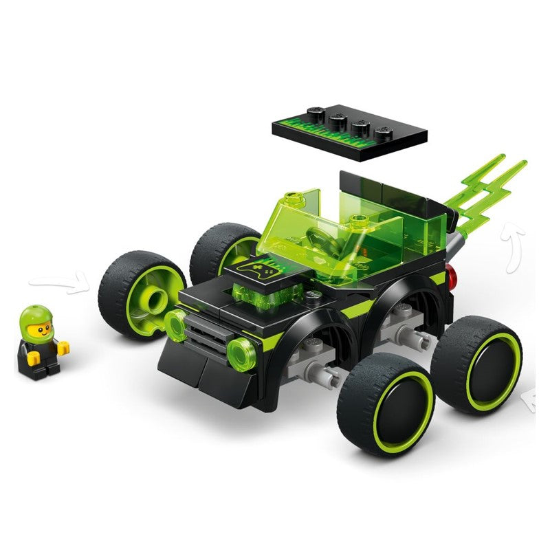 Lego City Veículos carro de corrida de videogames - 60484